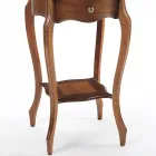 Tavolinë kafeje me 1 raft dhe 1 sirtar Made in Italy - Acoran Viadurini