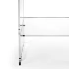 Tavolinë Kafeje me 1 Raft në Plexiglas Transparent Made in Italy - Mulan Viadurini