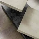 Tavolinë kafeje me maja rrotulluese në HPL Prodhuar në Itali, Precious - Paris Viadurini