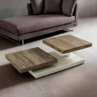 Tavolinë kafeje me maja rrotulluese në HPL Prodhuar në Itali, Precious - Paris Viadurini