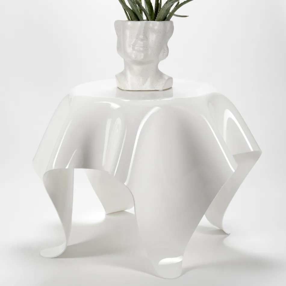 Tavolinë kafeje me majë dhe bazë pleksiglas Made in Italy - Brento Viadurini