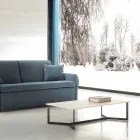 Tavolinë kafeje me efekt të lartë mermeri të bardhë Hpl prodhuar në Itali - Indio Viadurini