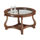 Tavolinë kafeje me majë xhami Made in Italy - Sedna Viadurini