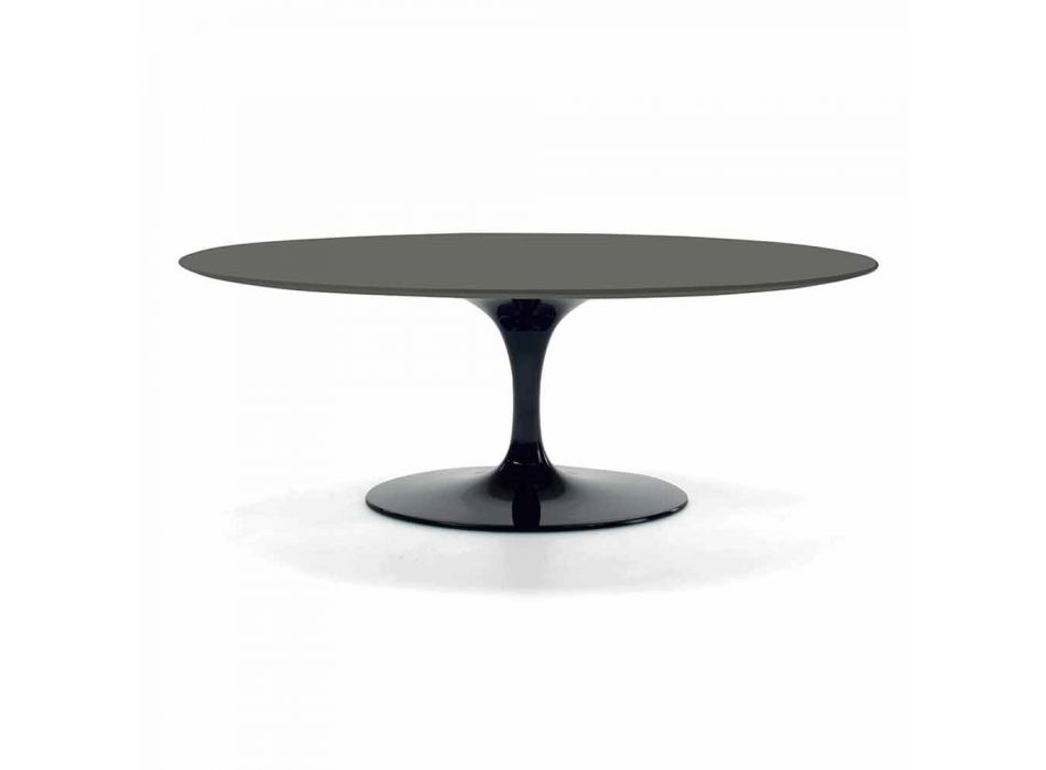 Tavolinë kafeje me majë ovale në luks, Made in Italy Fenix - Dollarë Viadurini
