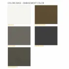 Tavolinë kafeje me majë të rrumbullakët në HPL të petëzuar Made in Italy - Mina Viadurini