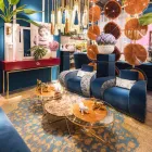 Tavolinë kafeje me xham të rrumbullakët dhe druri të prodhuar në Itali - Baviera Viadurini