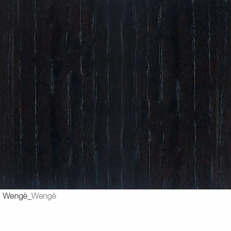 Tavolinë kafeje me majë druri të rrumbullakët prodhuar në Itali - Montebianco Viadurini