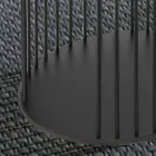 Tavolinë kafeje me majë druri të rrumbullakët prodhuar në Itali - Montebianco Viadurini