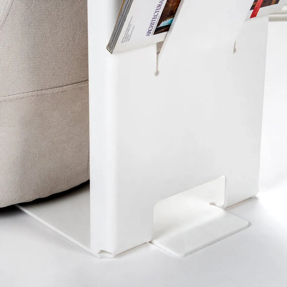 Tavolinë Kafeje me Raft Revistash Plexiglas Prodhuar në Itali - Belle Viadurini