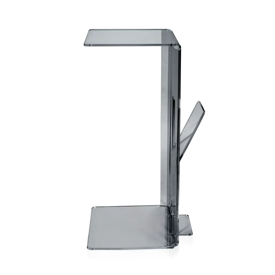 Tavolinë Kafeje me Raft Revistash Plexiglas Prodhuar në Itali - Belle Viadurini