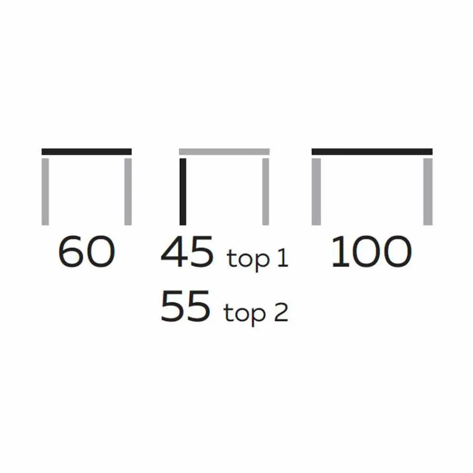 Dizajnoni tryezë kafeje me 2 maja të rrumbullakëta në Gres Prodhuar në Itali - Stokholm Viadurini