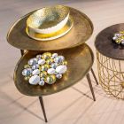Homemotion Design Tavolinë kafeje me majë alumini - Yamila Viadurini