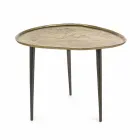 Homemotion Design Tavolinë kafeje me majë alumini - Yamila Viadurini