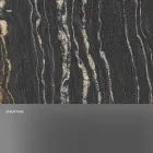 Dizajnoni tryezë kafeje në mermer me bazë qelqi prodhuar në Itali - Molino Viadurini