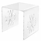 Dizajni tryezë kafeje në pleksiglas transparente të Mandas Viadurini