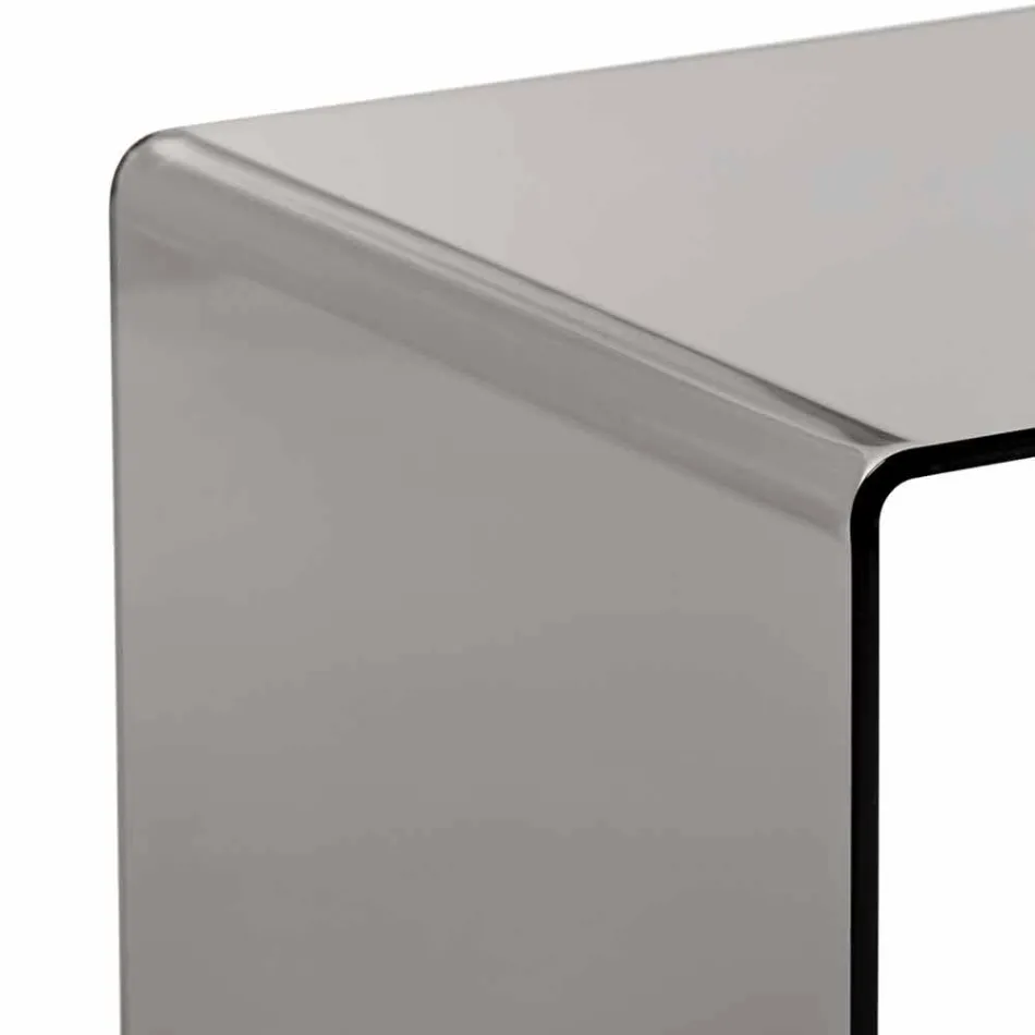 Tavolina kafeje bashkëkohore me tym bashkëkohor 40x40cm Terry Small, e bërë në Itali Viadurini