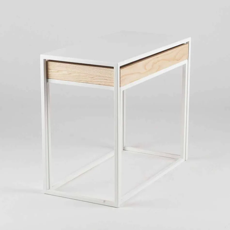 Tavolinë kafeje çeliku me tabaka hiri Prodhuar në Itali - Dantella Viadurini