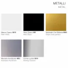 Tavolinë kafeje në kristal dhe metal ekstra të pastër prodhuar në Itali - Livigno Viadurini