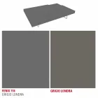 Tavolinë kafeje Fenix me këmbë transparente prodhuar në Itali - Justin Viadurini