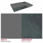 Tavolinë kafeje Fenix me këmbë transparente prodhuar në Itali - Justin Viadurini