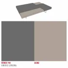 Tavolinë kafeje Fenix me këmbë transparente prodhuar në Itali - Justin Viadurini