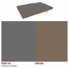 Tavolinë kafeje Fenix me këmbë transparente prodhuar në Itali - Justin Viadurini