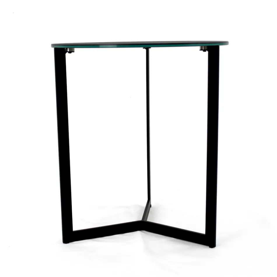 Tavolinë kafeje gresi me bazë çeliku Prodhuar në Itali - Aspira Viadurini