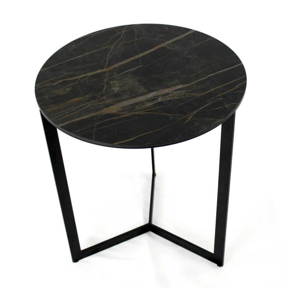 Tavolinë kafeje gresi me bazë çeliku Prodhuar në Itali - Aspira Viadurini