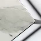 Tavolinë kafeje enë guri dhe bazë çeliku Prodhuar në Itali - Birba Viadurini