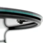 Tavolinë kafeje në Grès porcelani dhe bazë të rrumbullakët Prodhuar në Itali - Tullia Viadurini