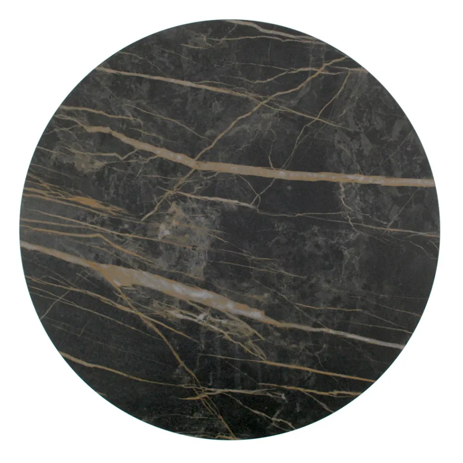 Tavolinë kafeje në Grès porcelani dhe bazë të rrumbullakët Prodhuar në Itali - Tullia Viadurini