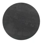 Tavolinë kafeje me enë guri të rrumbullakët dhe bazë me 3 gjysmëhënë të prodhuara në Itali - Arepa Viadurini