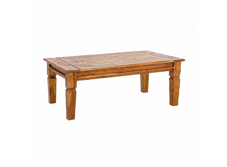 Solid tryezë kafeje prej druri Acacia Dizajn Klasik Homemotion - Remo Viadurini