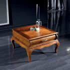 Tavolinë kafeje në dru arre me sirtar Prodhuar në Itali - Hastings Viadurini