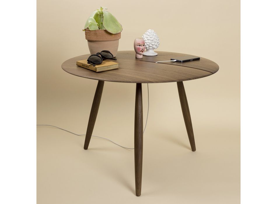 Tavolinë kafeje në arrë të ngurtë ose Ash Made in Italy - Maxime Viadurini