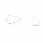 Tavolinë kafeje në MDF të lakuar me majë kthyese të prodhuar në Itali - Lisa Viadurini