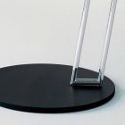 Tavolinë kafeje në MDF të lyer me ngjyrë të zezë dhe çeliku të prodhuar në Itali - Sestante Viadurini