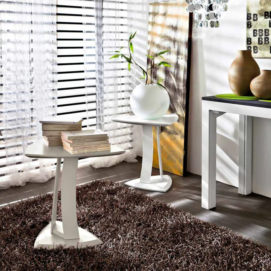 Tavolinë kafeje në Mdf të Llakuar Prodhuar në Itali, Cilësi e Lartë - Lisa Viadurini