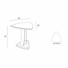 Tavolinë kafeje në Mdf të Llakuar Prodhuar në Itali, Cilësi e Lartë - Lisa Viadurini