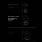 Tavolinë kafeje me ngjyra metalike dhe 3 përmasa, Prodhuar në Itali - Magali Viadurini