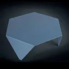 Tavolinë kafeje metalike në prerje lazer Ruche Viadurini