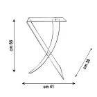 Tavolinë kafeje në pleksiglas nga Virgin Polymer Made in Italy - Elsa Viadurini