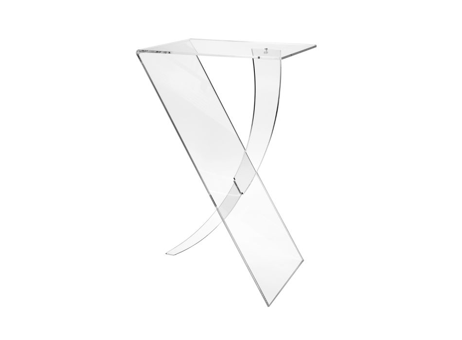 Tavolinë kafeje në pleksiglas nga Virgin Polymer Made in Italy - Elsa Viadurini