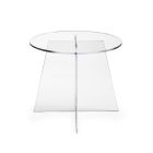 Tavolinë kafeje pleksiglas me dekorime të ndryshme prodhim në Itali - Aurora Viadurini