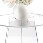 Tavolinë kafeje pleksiglas me dekorime të ndryshme prodhim në Itali - Aurora Viadurini