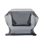 Tavolinë kafeje me pleksiglas të mbështjellë me dorë Prodhuar në Itali - Pippo Viadurini