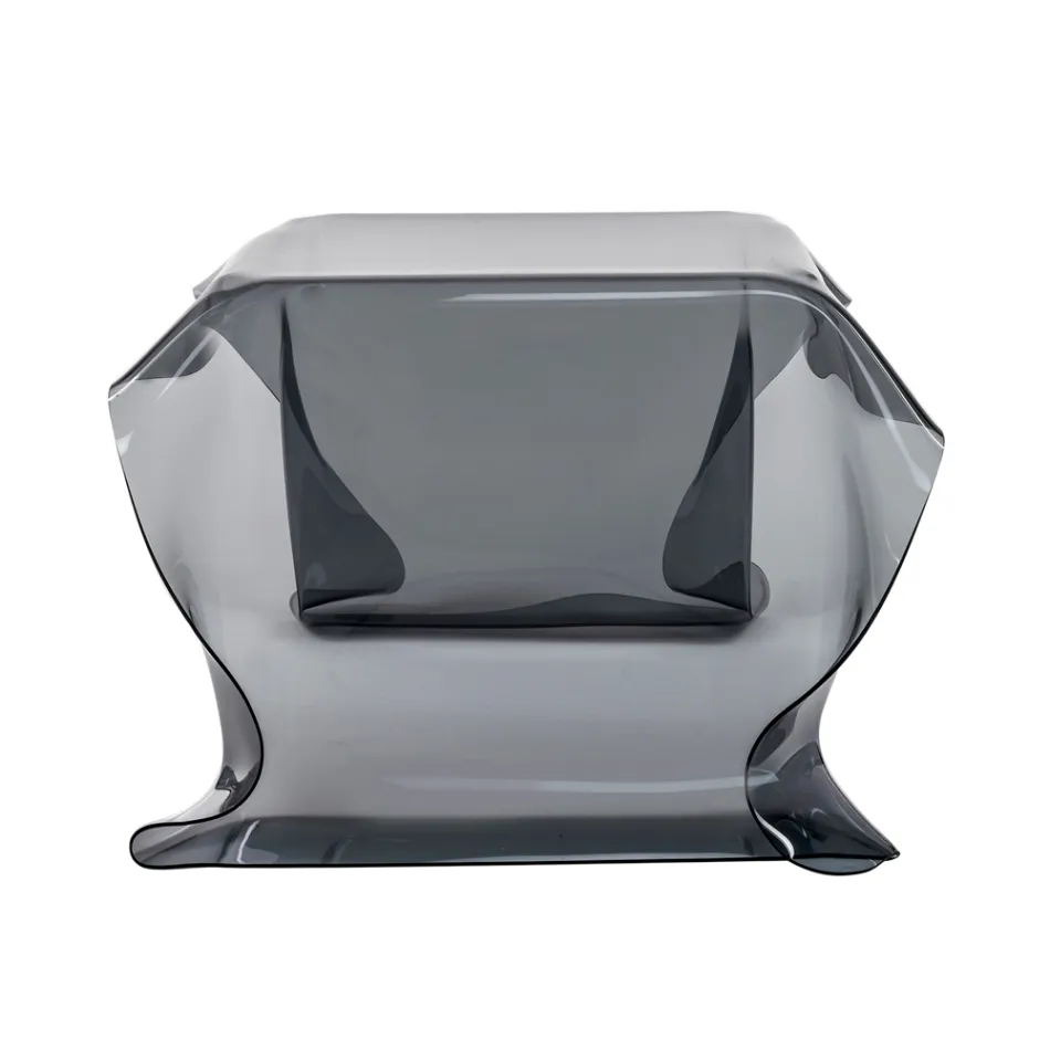 Tavolinë kafeje me pleksiglas të mbështjellë me dorë Prodhuar në Itali - Pippo Viadurini