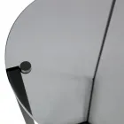 Tavolinë kafeje xhami me bazë çeliku Prodhuar në Itali - Aspira Viadurini