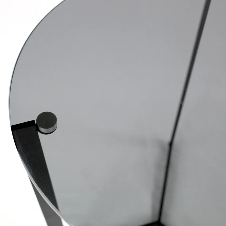 Tavolinë kafeje xhami me bazë çeliku Prodhuar në Itali - Aspira Viadurini