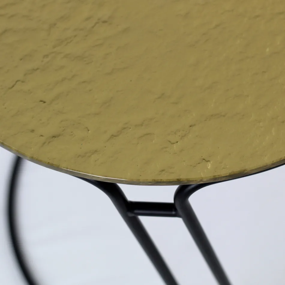 Tavolinë kafeje xhami dhe bazë të rrumbullakët Prodhuar në Itali - Tullia Viadurini